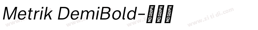 Metrik DemiBold字体转换 Metrik DemiBold字体转换